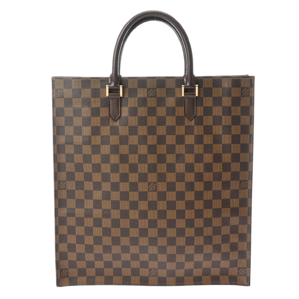 LOUIS VUITTON ルイヴィトン ダミエ サックプラ ブラウン N51140 ユニセックス ダミエキャンバス トートバッグ Bランク 中古 銀蔵