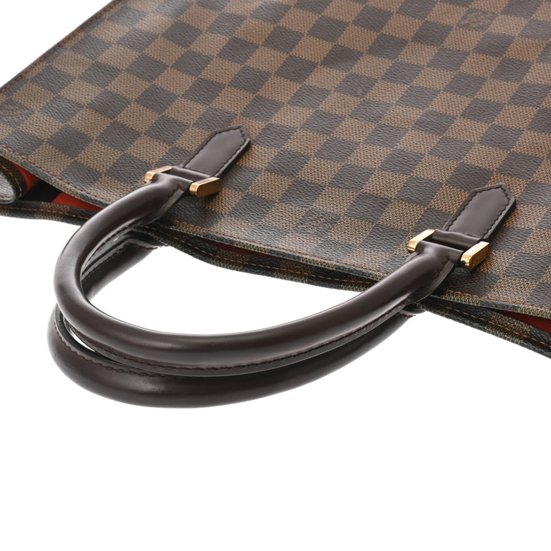 LOUIS VUITTON ルイヴィトン ダミエ サックプラ ブラウン N51140 ユニセックス ダミエキャンバス トートバッグ Bランク 中古 銀蔵