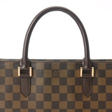 LOUIS VUITTON ルイヴィトン ダミエ サックプラ ブラウン N51140 ユニセックス ダミエキャンバス トートバッグ Bランク 中古 銀蔵