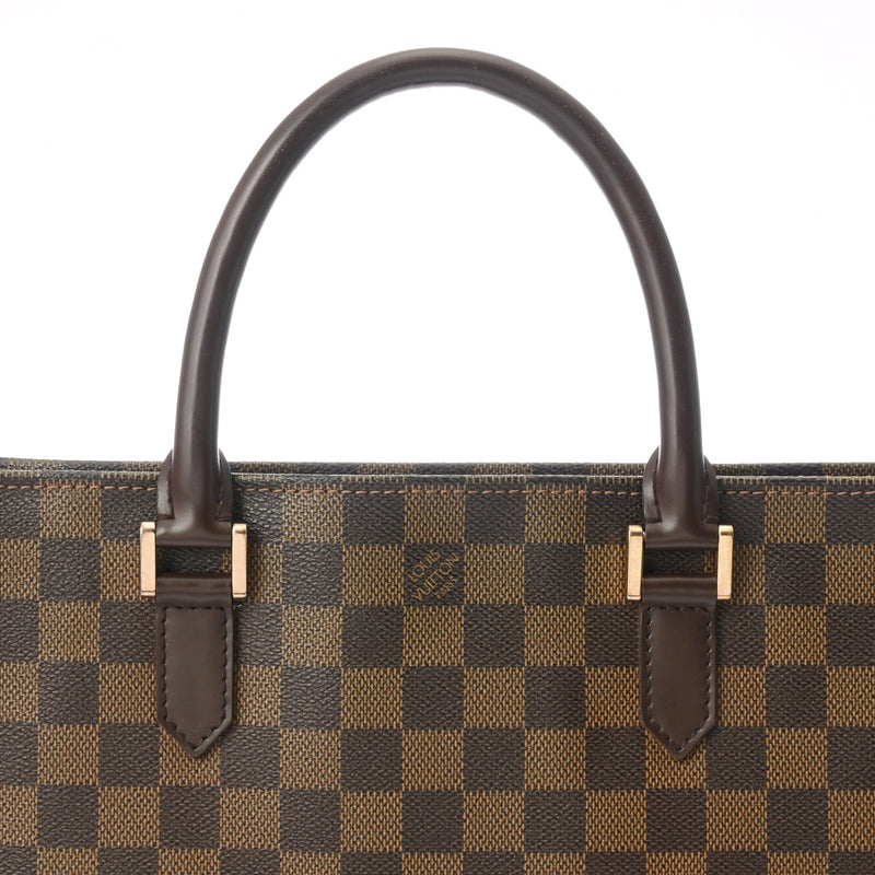 LOUIS VUITTON ルイヴィトン ダミエ サックプラ ブラウン N51140 ユニセックス ダミエキャンバス トートバッグ Bランク 中古 銀蔵