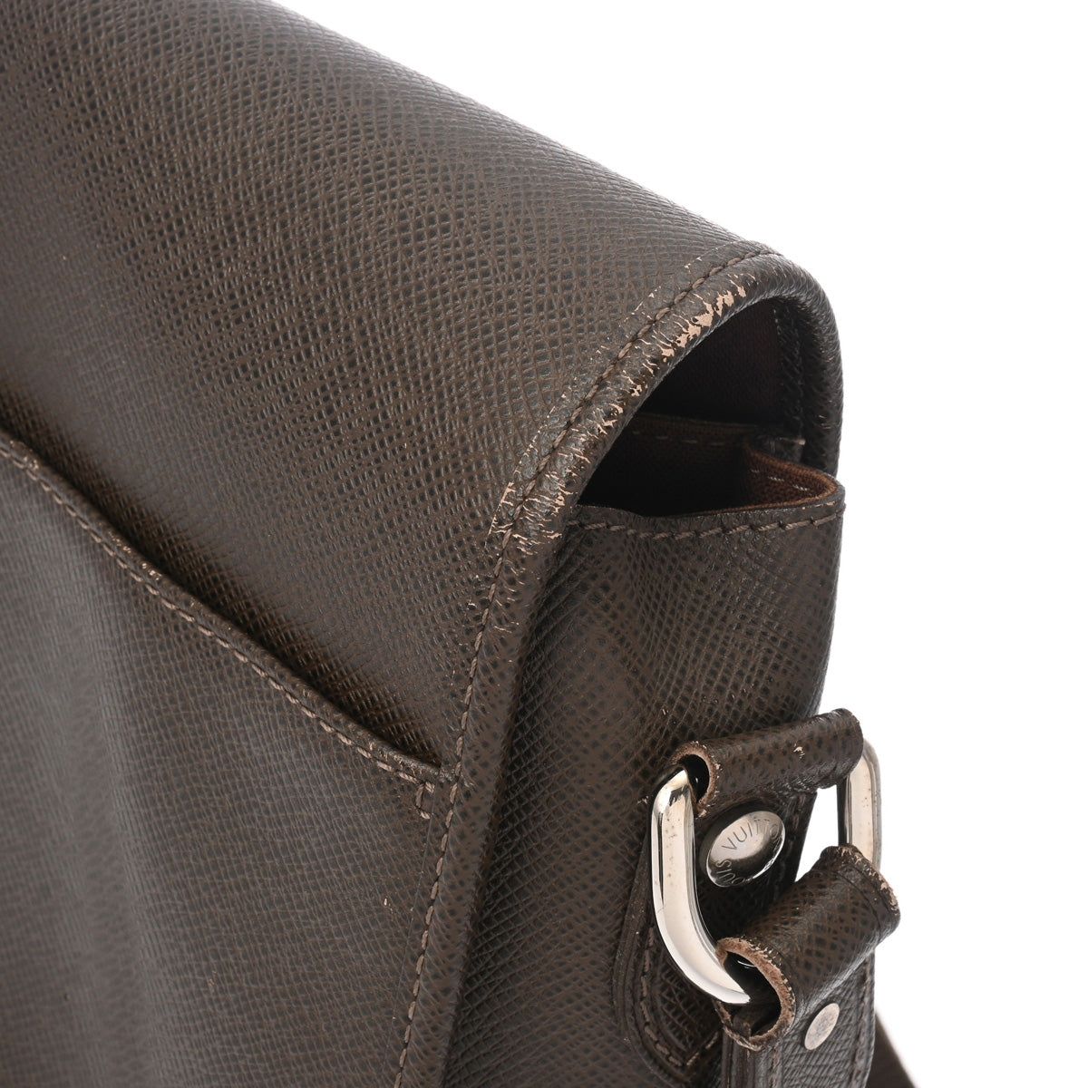 ルイヴィトンアンドレイ 14136 グリズリ メンズ レザー ショルダー
