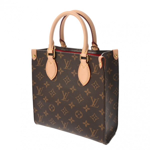 LOUIS VUITTON ルイヴィトン モノグラム サックプラ BB 2WAYトート ブラウン M45847 レディース モノグラムキャンバス ハンドバッグ Aランク 中古 銀蔵