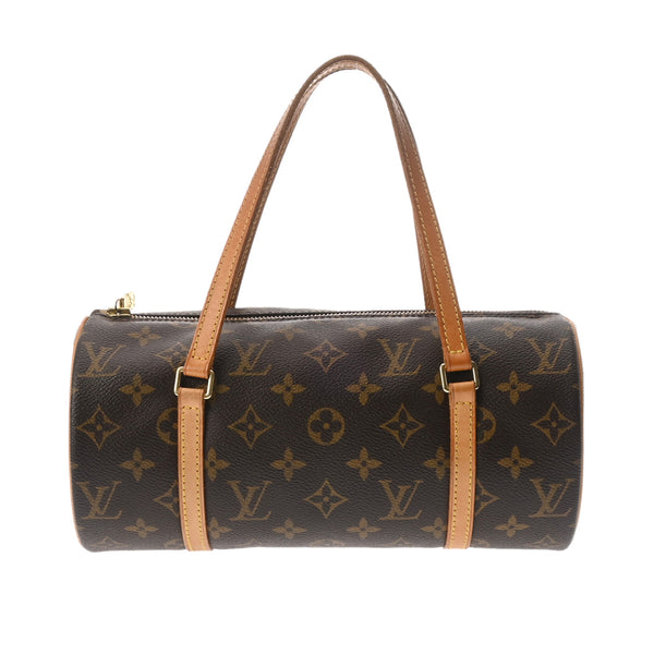 LOUIS VUITTON ルイヴィトン モノグラム パピヨン PM ブラウン M51386 レディース モノグラムキャンバス ハンドバッグ Bランク 中古 銀蔵