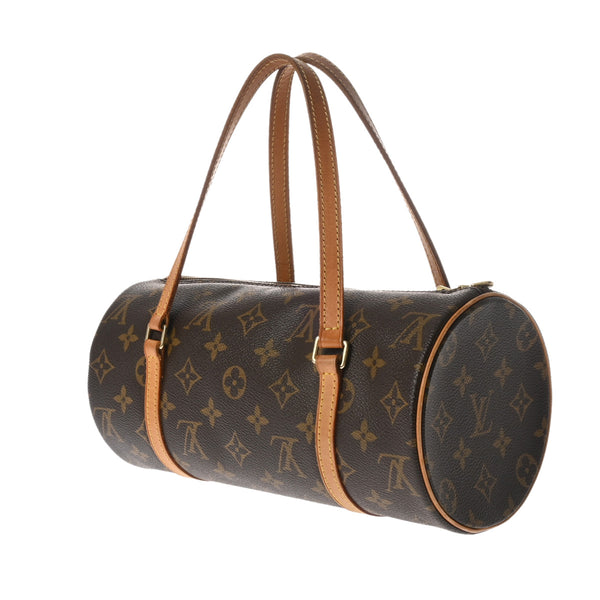 LOUIS VUITTON ルイヴィトン モノグラム パピヨン PM ブラウン M51386 レディース モノグラムキャンバス ハンドバッグ Bランク 中古 銀蔵