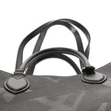 LOUIS VUITTON ルイヴィトン モノグラムアンプラント オンザゴー MM 2WAY ノワール M45595 レディース レザー トートバッグ Aランク 中古 銀蔵