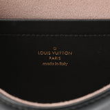 LOUIS VUITTON ルイヴィトン モノグラム エンボス ポシェットクッサン ノワール M82116 レディース レザー ショルダーバッグ Aランク 中古 銀蔵