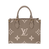 LOUIS VUITTON ルイヴィトン モノグラムアンプラント オンザゴー PM 2WAY トゥルトレール/クレーム M45779 レディース レザー ハンドバッグ Aランク 中古 銀蔵
