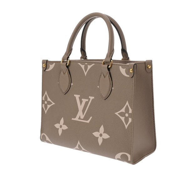 LOUIS VUITTON ルイヴィトン モノグラムアンプラント オンザゴー PM 2WAY トゥルトレール/クレーム M45779 レディース レザー ハンドバッグ Aランク 中古 銀蔵