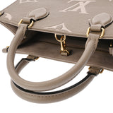 LOUIS VUITTON ルイヴィトン モノグラムアンプラント オンザゴー PM 2WAY トゥルトレール/クレーム M45779 レディース レザー ハンドバッグ Aランク 中古 銀蔵