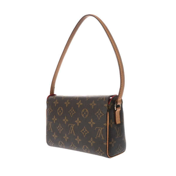 LOUIS VUITTON ルイヴィトン モノグラム レシタル ブラウン M51900 レディース モノグラムキャンバス ハンドバッグ Bランク 中古 銀蔵