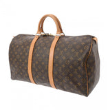 LOUIS VUITTON ルイヴィトン モノグラム キーポル 50 ブラウン M41426 ユニセックス モノグラムキャンバス ボストンバッグ Bランク 中古 銀蔵