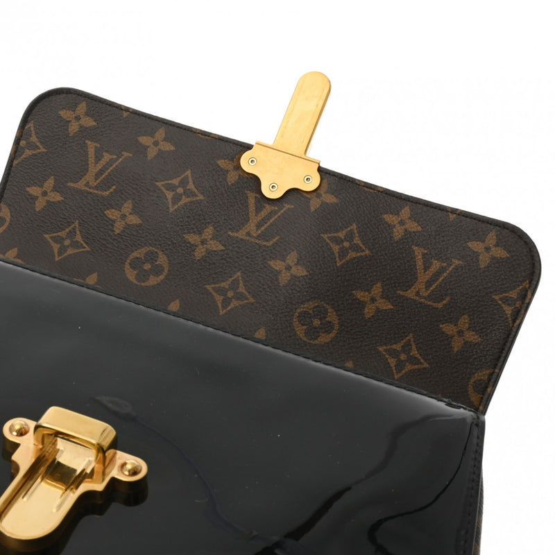 LOUIS VUITTON ルイヴィトン モノグラム チェリーウッド PM ノワール M53353 レディース パテントレザー モノグラムキャンバス ハンドバッグ ABランク 中古 銀蔵