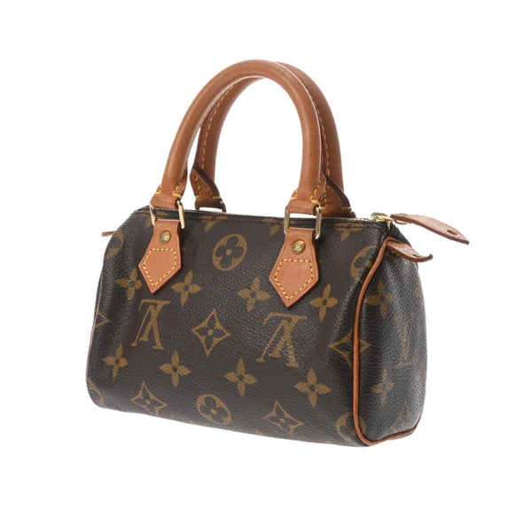 LOUIS VUITTON ルイヴィトン モノグラム ミニ スピーディ 2WAY ブラウン M41534 レディース モノグラムキャンバス ハンドバッグ Bランク 中古 銀蔵