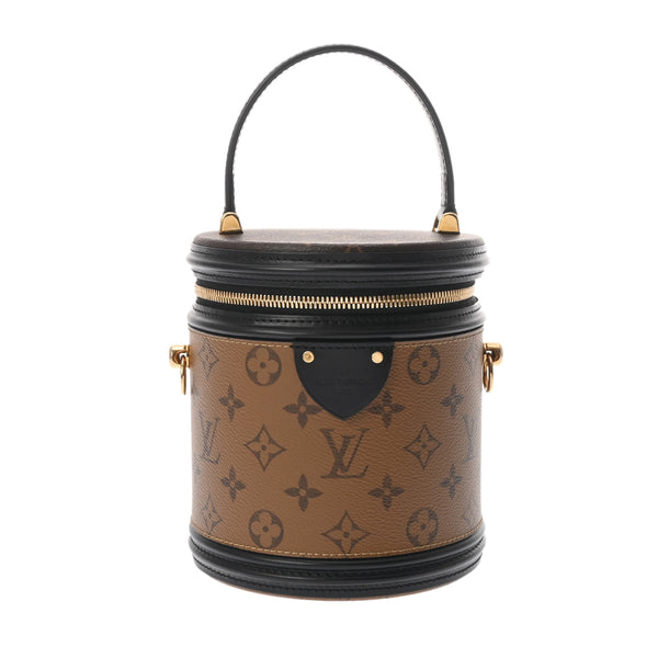 LOUIS VUITTON ルイヴィトン モノグラムリバース カンヌ 2WAY ブラウン M43986 レディース モノグラムキャンバス ハンドバッグ Aランク 中古 銀蔵