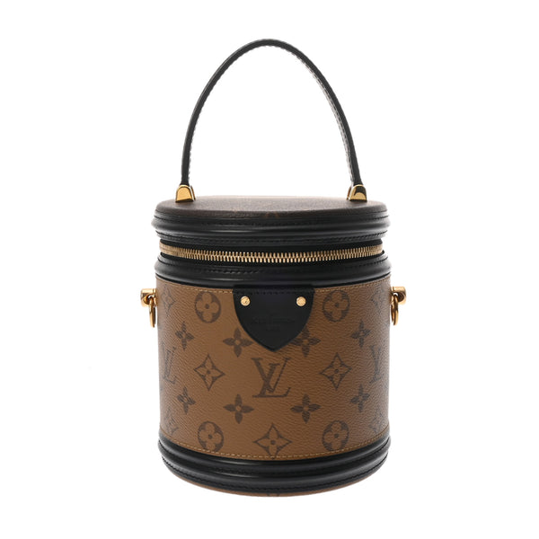 LOUIS VUITTON ルイヴィトン モノグラムリバース カンヌ 2WAY ブラウン M43986 レディース モノグラムキャンバス ハンドバッグ Aランク 中古 銀蔵