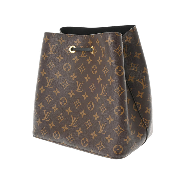 LOUIS VUITTON ルイヴィトン モノグラム ネオノエ ノワール/ブラウン M44020 レディース モノグラムキャンバス ショルダーバッグ Aランク 中古 銀蔵