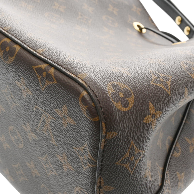 LOUIS VUITTON ルイヴィトン モノグラム ネオノエ ノワール/ブラウン M44020 レディース モノグラムキャンバス ショルダーバッグ Aランク 中古 銀蔵