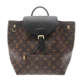 LOUIS VUITTON ルイヴィトン モノグラム モンスリ NM PM ブラウン M45515 レディース モノグラムキャンバス リュック・デイパック Aランク 中古 銀蔵