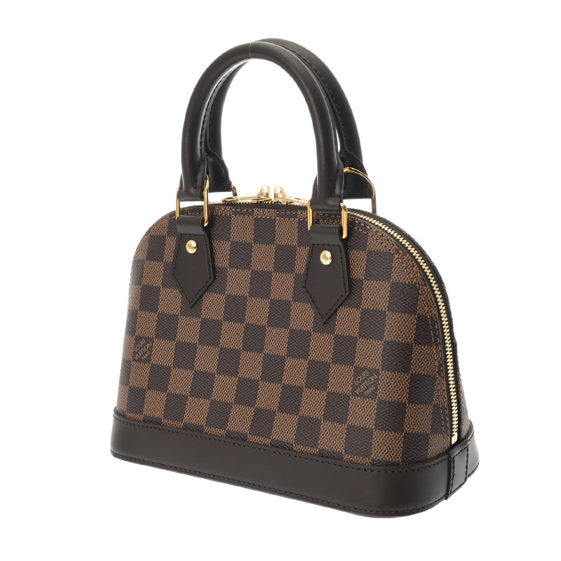 LOUIS VUITTON ルイヴィトン ダミエ アルマ BB 2WAY ブラウン N40606 レディース ダミエキャンバス ハンドバッグ 新同 中古 銀蔵