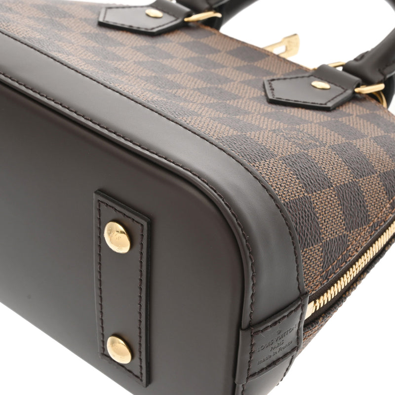 LOUIS VUITTON ルイヴィトン ダミエ アルマ BB 2WAY ブラウン N40606 レディース ダミエキャンバス ハンドバッグ 新同 中古 銀蔵