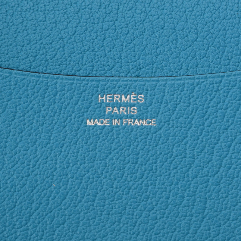 HERMES エルメス アジェンダ PM ターコイズ □N刻印(2010年頃) ユニセックス シェーブル 手帳カバー ABランク 中古 銀蔵