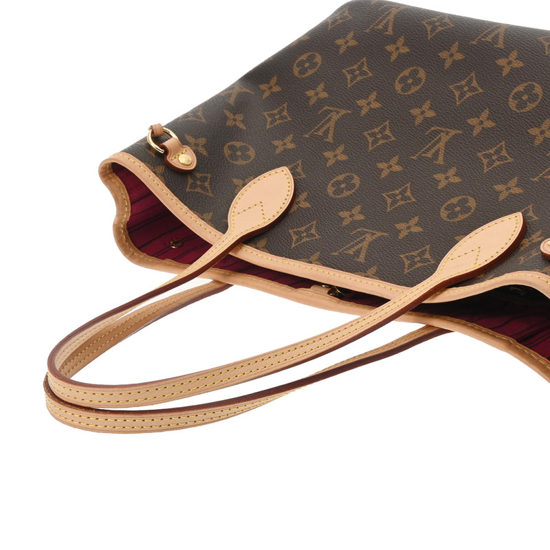 LOUIS VUITTON ルイヴィトン モノグラム ネヴァーフル PM ブラウン/ピヴォワンヌ M41245 レディース モノグラムキャンバス ハンドバッグ Aランク 中古 銀蔵