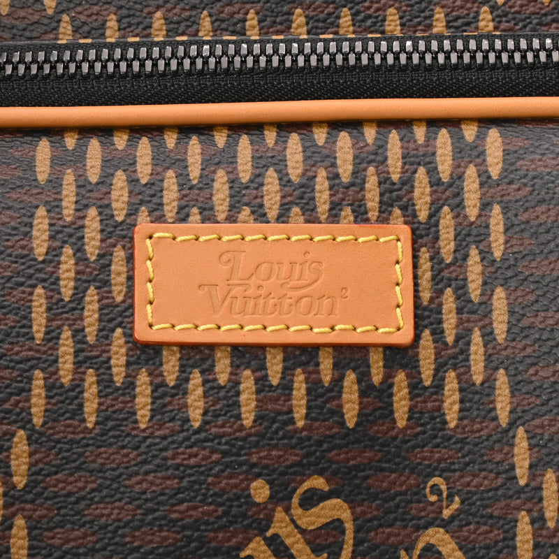 LOUIS VUITTON ルイヴィトン ダミエ ジャイアント バックパック NIGOコラボ ブラウン N40380 メンズ ダミエキャンバス リュック・デイパック Aランク 中古 銀蔵