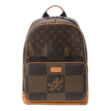 LOUIS VUITTON ルイヴィトン ダミエ ジャイアント バックパック NIGOコラボ ブラウン N40380 メンズ ダミエキャンバス リュック・デイパック Aランク 中古 銀蔵