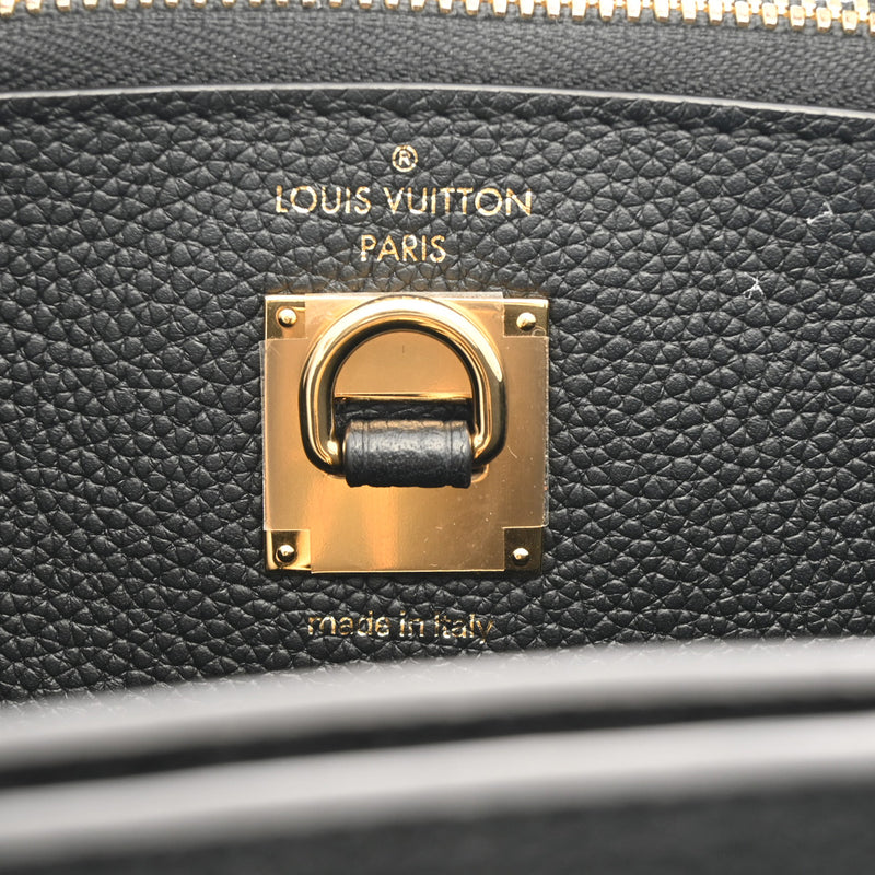 LOUIS VUITTON ルイヴィトン シティスティーマー PM ブラック M53028 レディース カーフ ハンドバッグ Aランク 中古 銀蔵