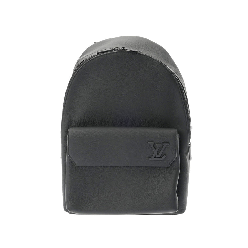 LOUIS VUITTON ルイヴィトン モノグラム アエログラム テイクオフ バックパック ノワール M57079 メンズ グレインレザー リュック・デイパック Aランク 中古 銀蔵