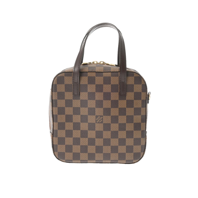 LOUIS VUITTON ルイヴィトン ダミエ スポンティーニ 2WAY SPオーダー ブラウン N48021 ユニセックス ダミエキャンバス ハンドバッグ 新同 中古 銀蔵