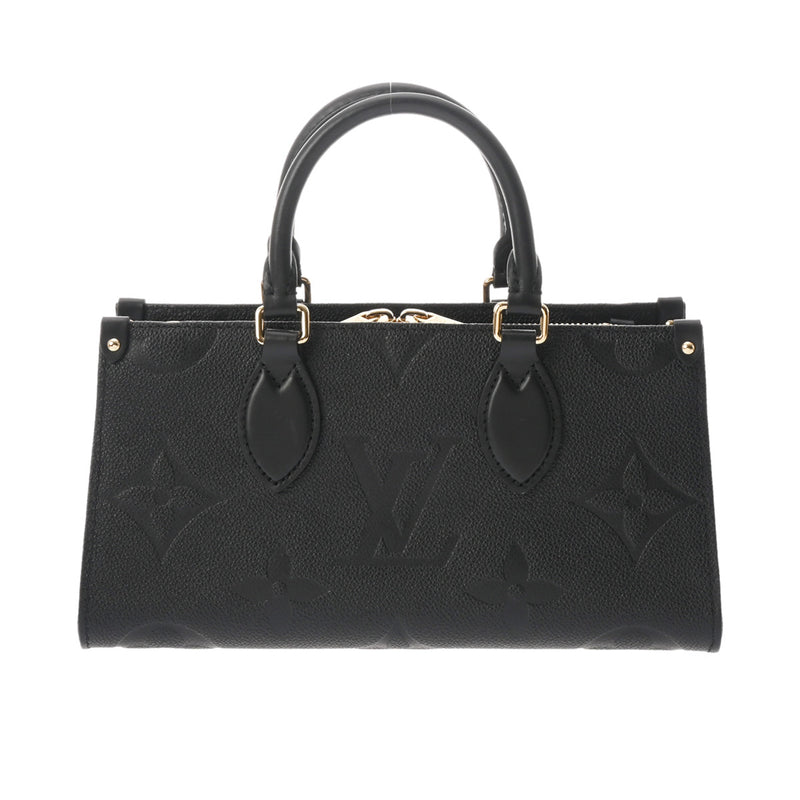 LOUIS VUITTON ルイヴィトン モノグラムアンプラント オンザゴー EW 2WAY ノワール M23640 レディース レザー ハンドバッグ 新同 中古 銀蔵