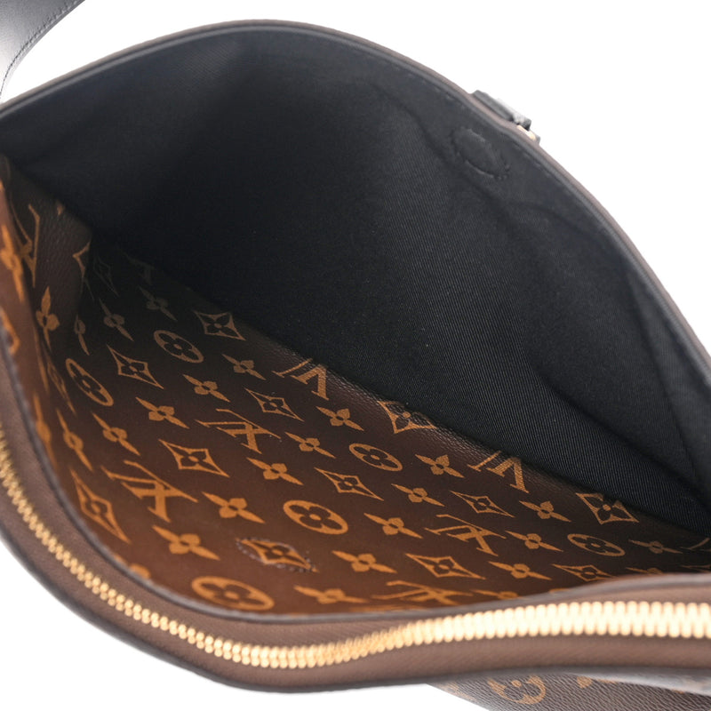 LOUIS VUITTON ルイヴィトン モノグラム オデオンNM MM ブラウン/黒 M45352 レディース モノグラムキャンバス ショルダーバッグ Aランク 中古 銀蔵