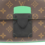 LOUIS VUITTON ルイヴィトン モノグラムマカサー Sロック メッセンジャー 2WAY ミントグリーン M46246 メンズ モノグラムキャンバス ショルダーバッグ Aランク 中古 銀蔵