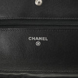 CHANEL シャネル チェーンウォレット ココマーク ブラック レディース キャビアスキン ショルダーバッグ Aランク 中古 銀蔵