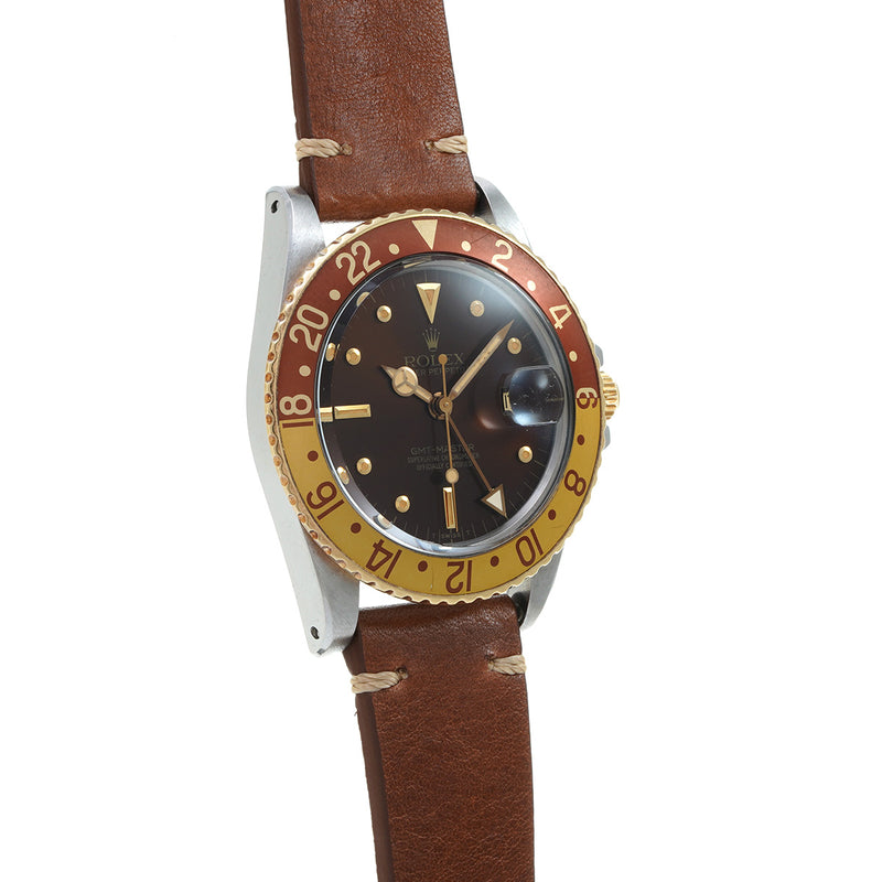 ロレックス GMTマスター 16753 60番台(1979年頃製造) ブラウン メンズ 腕時計 自動巻き 中古 銀蔵