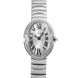 カルティエ ミニ ベニュワール WB520025 シルバー レディース 腕時計 クォーツ 中古 銀蔵