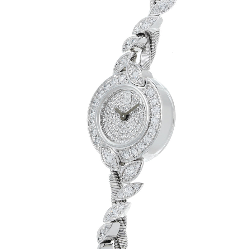 ハリーウィンストン ミニツイスト バイ ハリーウィンストン ダイヤモンド レディース 腕時計 クォーツ 中古 銀蔵