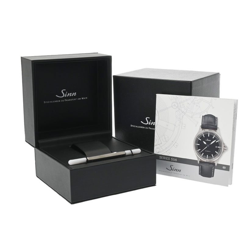 ジン パイロットウォッチ ファントム 日本限定200本 556.F-4II ネイビー メンズ 腕時計 自動巻き 銀蔵