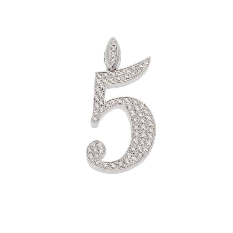 ノーブランド No.5 ダイヤ1.20ct ユニセックス K18ホワイトゴールド 