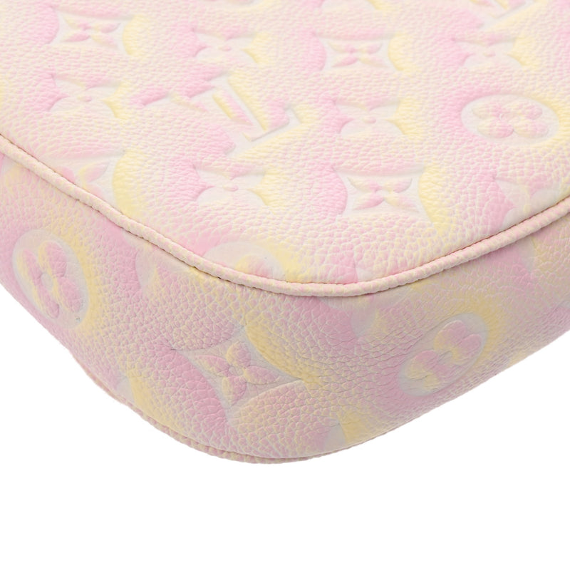 LOUIS VUITTON ルイヴィトン モノグラムアンプラント ミュルティ ポシェットアクセソワール サマースターダスト M46568 レディース レザー ショルダーバッグ Aランク 中古 銀蔵