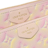 LOUIS VUITTON ルイヴィトン モノグラムアンプラント ミュルティ ポシェットアクセソワール サマースターダスト M46568 レディース レザー ショルダーバッグ Aランク 中古 銀蔵