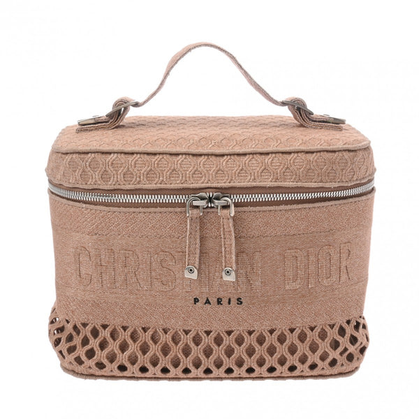 【美品】Christian Dior Travel ヴァニティバッグ ピンク クリスチャンディオール トラベル バニティバッグ ピンク レディース
