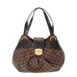 LOUIS VUITTON ルイヴィトン ダミエ システィナ GM ブラウン N41540 レディース ダミエキャンバス ハンドバッグ Bランク 中古 銀蔵