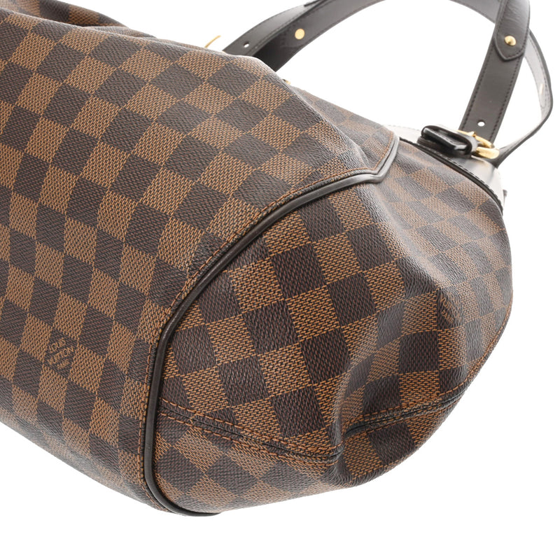 LOUIS VUITTON ルイヴィトン ダミエ システィナ GM ブラウン N41540 レディース ダミエキャンバス ハンドバッグ Bランク 中古 銀蔵