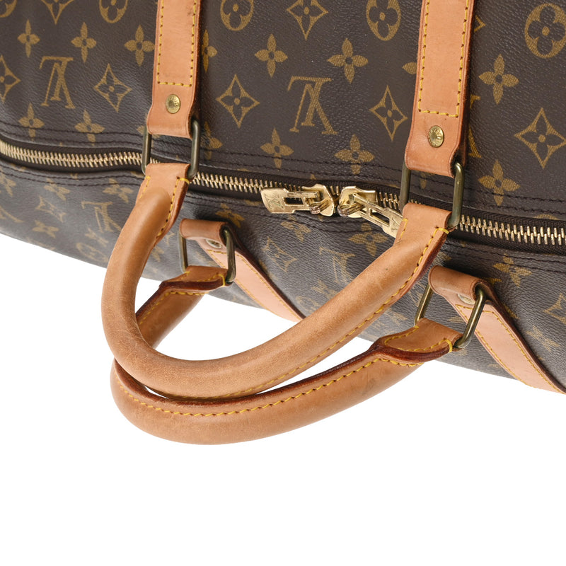 LOUIS VUITTON ルイヴィトン モノグラム キーポル 60 ブラウン M41422 ユニセックス モノグラムキャンバス ボストンバッグ Bランク 中古 銀蔵