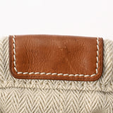 HERMES エルメス フールビ 25 バッグインバッグ ナチュラル レディース トワルシェブロン ポーチ Bランク 中古 銀蔵