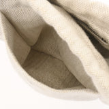 HERMES エルメス フールビ 25 バッグインバッグ ナチュラル レディース トワルシェブロン ポーチ Bランク 中古 銀蔵