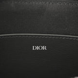 CHRISTIAN DIOR クリスチャンディオール ベルトバッグ オブリーク ネイビー メンズ キャンバス レザー ボディバッグ Aランク 中古 銀蔵