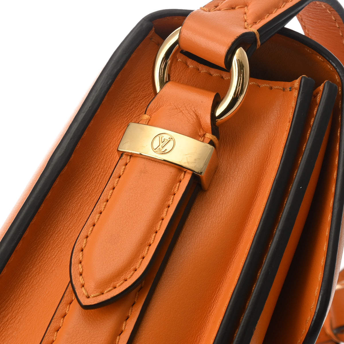 ルイヴィトン LV ポンヌフ サマーゴールド レディース レザー